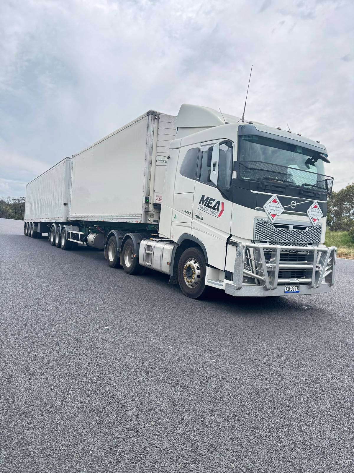 Outback road train
