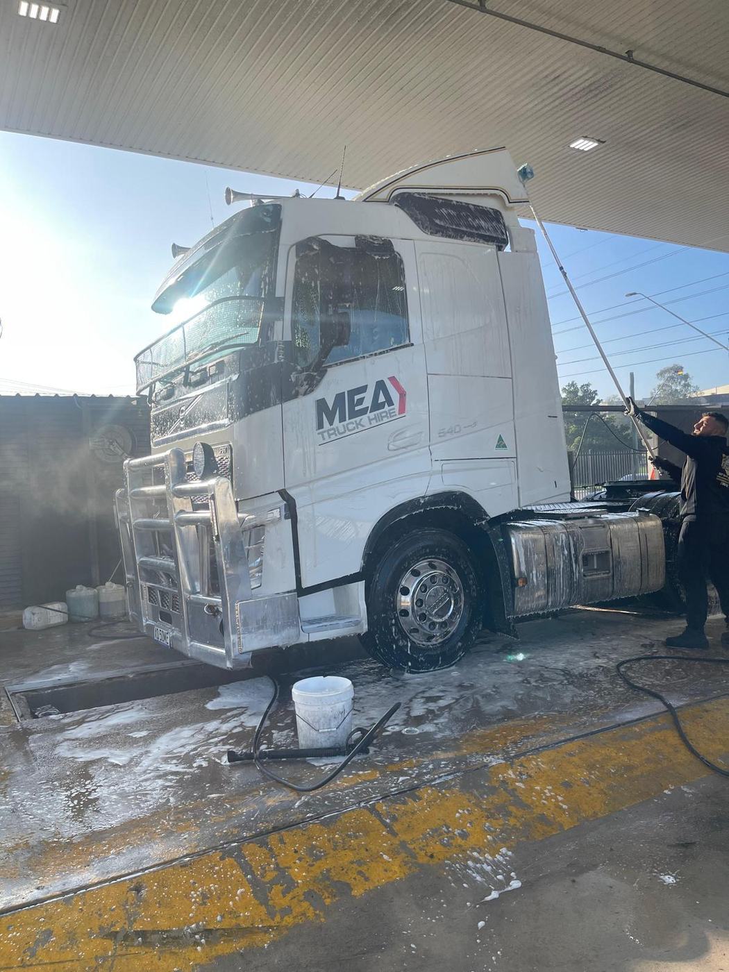 Wash Bay Clean Down — MEA Truck Hire