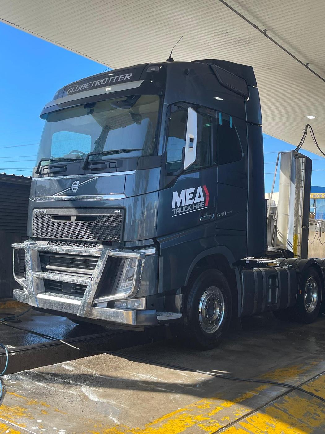 Volvo FH Globetrotter Wash Bay — MEA Truck Hire